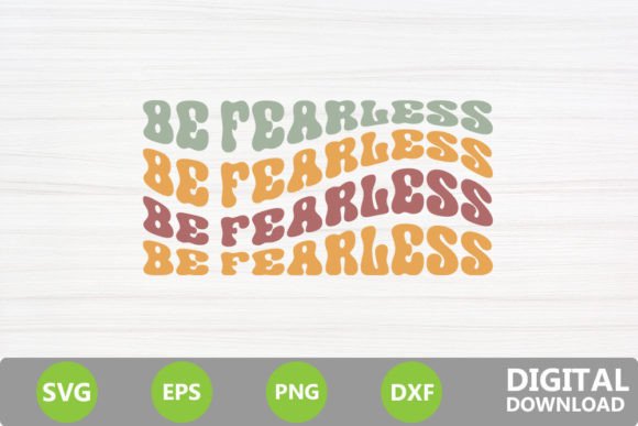 Be Fearless - Jesus Christian Retro: A Bold Graphic for Faith-Focused Blogging and Crafts