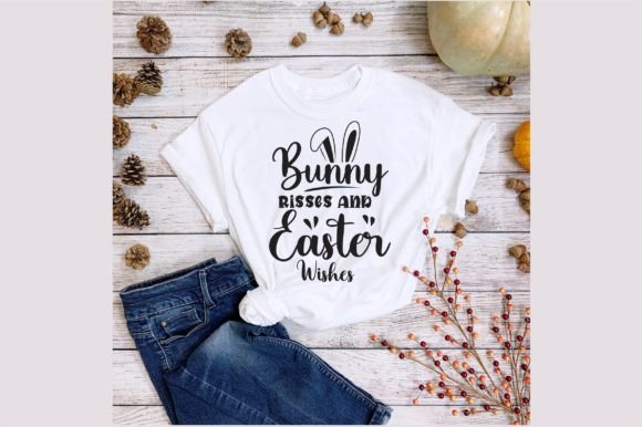 Bunny Risses and Easter Wishes Svg for Crafts & Graphics
