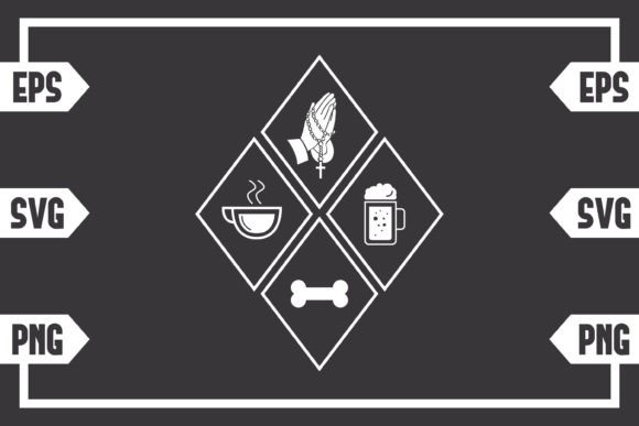 Coffee Jesus and Dog Bone: A Crafty Graphic for Makers and Sellers