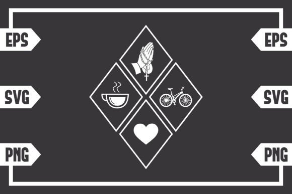 Coffee Jesus Heart and Cycling: A Graphic Designer’s Take on Real-World Branding Use