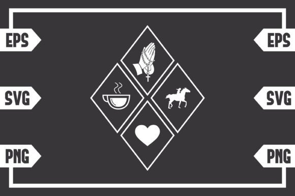 Coffee Jesus Heart and Female Riding – A Crafts & Graphics Review for Digital Sellers