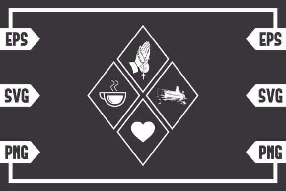 h1Coffee Jesus Heart and Guy Fishing on Bo – A Unique Craft Graphic for Creative Designers/h1