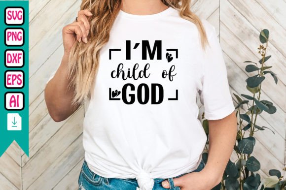 I'm Child of God – A Faith-Centered Graphic for Christian Blogging & Content Design