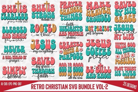 Retro Christian SVG Bundle Vol-2: A Designer’s Real-World Review for Client Projects