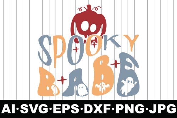 Spooky Babe Halloween Groovy SVG Design – Crafty Graphics for Seasonal Blogging